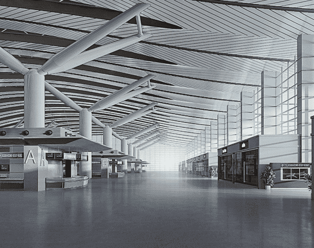 商业空间瓷砖铺贴效果