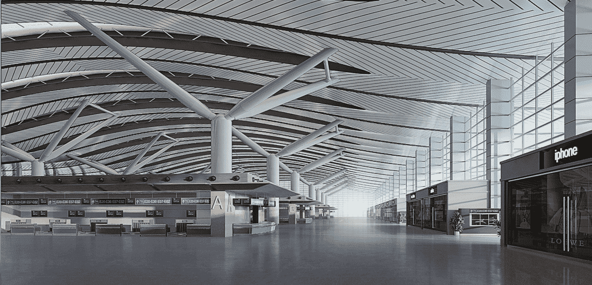 商业空间瓷砖铺贴效果