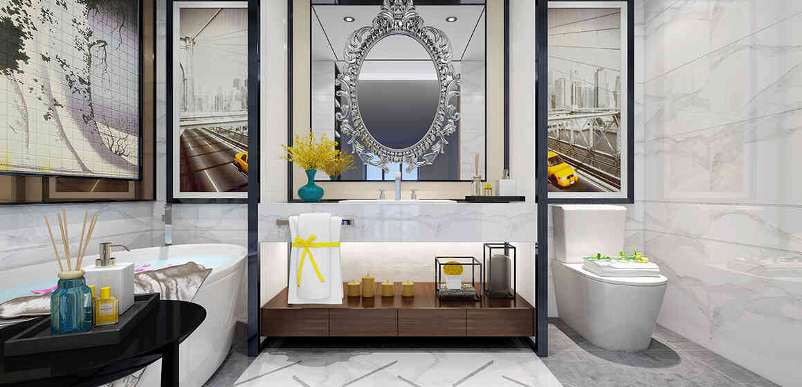 卫生间瓷砖铺贴效果