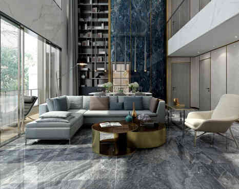 客厅瓷砖铺贴效果